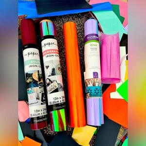 Cricut HTV rolls/scraps of vinyl